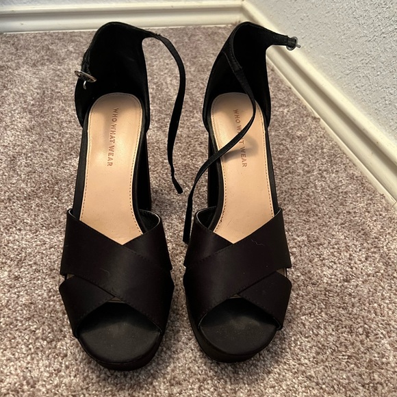 Who What Wear Shoes - Who What Wear black heels. Size 8.5. Worn once